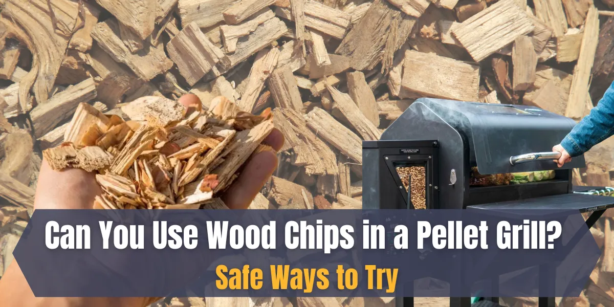 can you use wood chips in a pellet grill