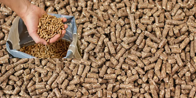 common types of wood pellets