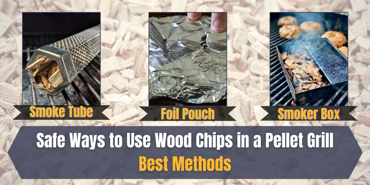 safe ways to use wood chips in pellet Grill