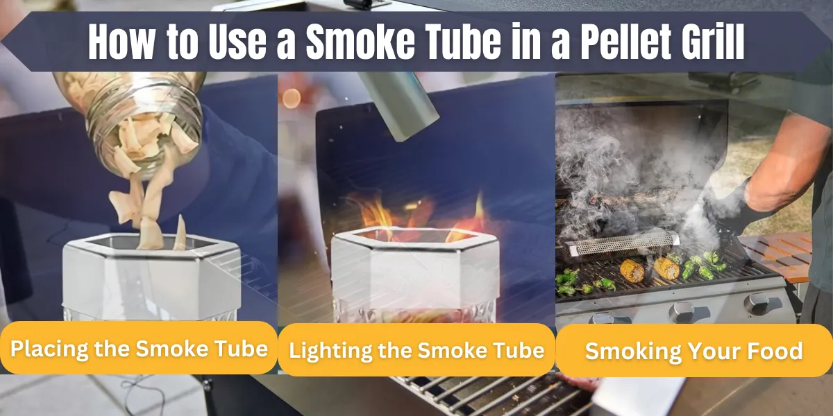 step by step guide using smoke tube in pellet grill