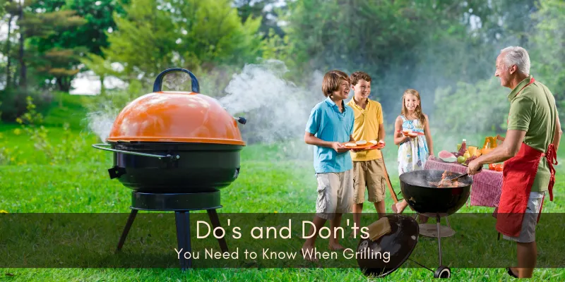 what to do's or don'ts when grilling in windy